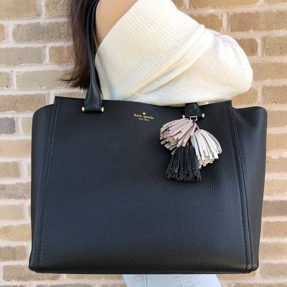 Kate Spade Palmer Drive Manika Large Tote Black - Picture 3 of 8